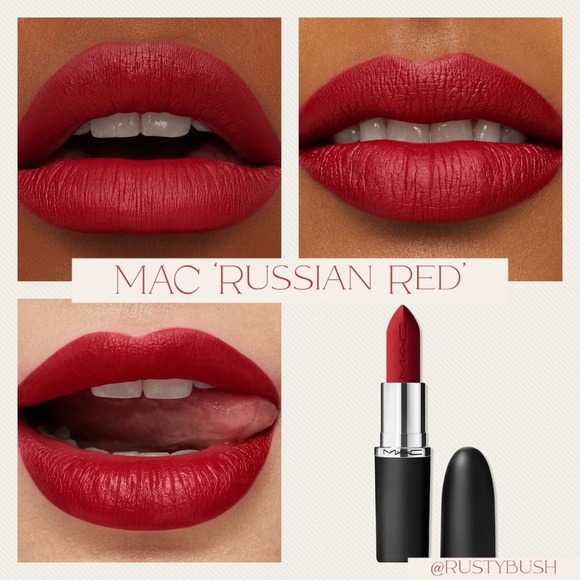 MAC ‘Red Russian’ M·A·Cximal Silky Matte Lipstick - Picture 1 of 11